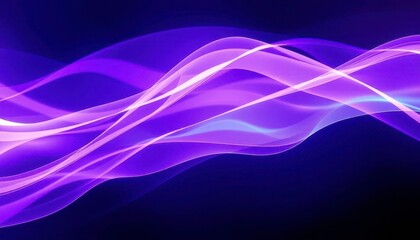 Wall Mural - abstract background with flowing purple, white, and blue lines creating a dynamic, ethereal effect, 