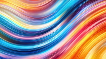 Poster - Vibrant abstract background with flowing colors, perfect for digital artwork, design projects, and creative presentations.
