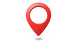 © PixelVision Studio - red location pin icon on white background