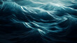 © Biru Langit Desember - An evocative portrayal of rhythmic ocean wave patterns exhibiting varying depths and textures