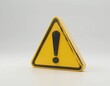 © GL - Yellow Triangle Exclamation Mark Warning Sign Concept for Hazard and Caution