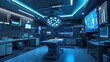 © MdAnontoIslam - Futuristic Operating Room with High-Tech Medical Equipment - Advanced Surgical Environment