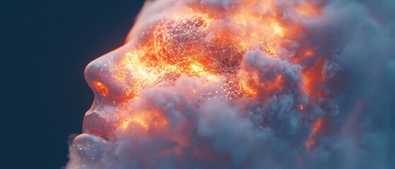 Poster - Metamorphic Mind Neurological Transformation and Emotional Intelligence Visualization in 8K Cinematic Digital Wellness Design