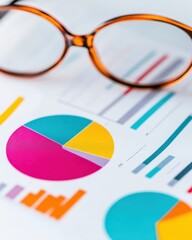Aufkleber - Next-Gen Financial Analytics Vibrant Data Visualization for Millennial Wealth Management - Innovative Retirement Planning with Emotional Intelligence and Strategic Insights