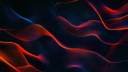 Wall Mural - 63. dynamic dark black background with thin diagonal lines cutting across, highlighted by a premium 
