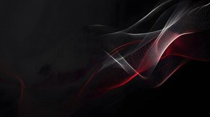 Wall Mural - 81. modern abstract dark black background with intersecting diagonal lines and smooth gradient shadi