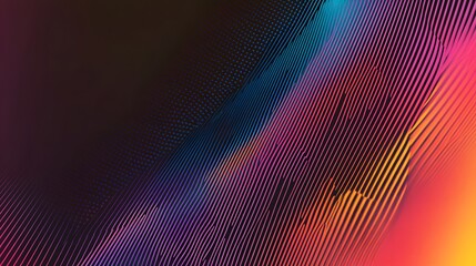 Wall Mural - 87. abstract gradient black background with clean diagonal lines cutting through, enhanced by a prem