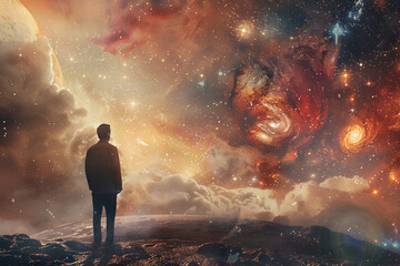 Wall Mural - ai generated image of fantastic another mystery world