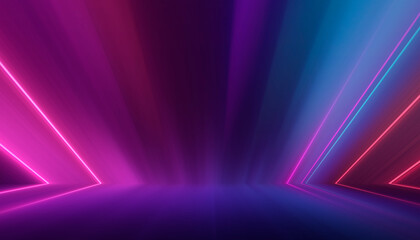 Wall Mural - abstract neon futuristic bright background.