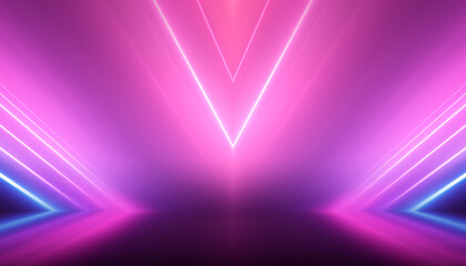 Wall Mural - abstract neon futuristic bright background.