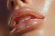 © Anna - Soft shimmering lipstick enhances natural beauty with glossy finish for a radiant look