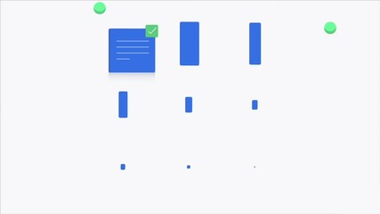 Wall Mural - a digital checklist representing organization, task management, and productivity tracking.