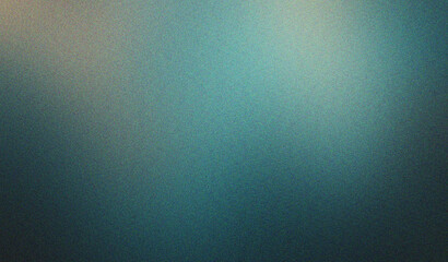 Wall Mural - teal yellow noise effect gradient texture grainy background