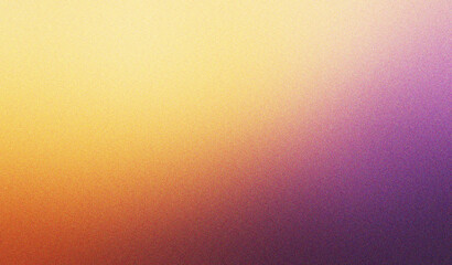 Wall Mural - purple yellow noise effect gradient texture grainy background