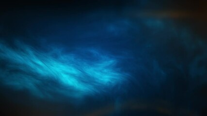 Wall Mural - Blue Fractal Sky Space Blue Background Loop