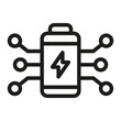 © darwin - battery Line Icon