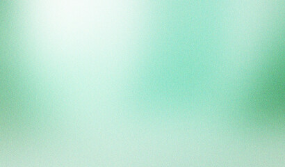 Wall Mural - green white noise effect gradient texture grainy background