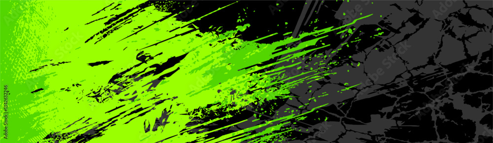 Abstract Car decal design vector. Graphic abstract stripe racing ...
