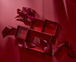 © Will Anderson - gift, boxes, ribbon, empty, light, shadow, red