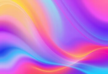 Wall Mural - abstract wavy background with vibrant, dynamic color gradients , modern, energy