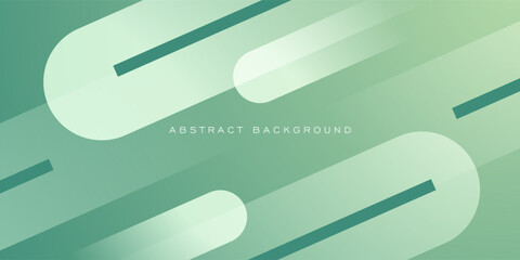 Abstract 3D dynamic green 3D background. Overlap shapes pattern trendy design. Eps10 vector