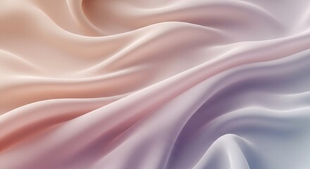Poster - A flowered fabric with a purple and pink hue