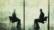 © xartproduction - Silhouettes in a Modern Waiting Room