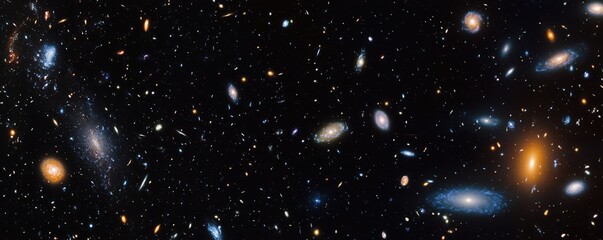 Wall Mural - awe-inspiring deep space galaxies