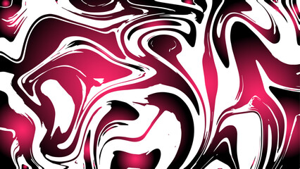 Leinwandbilder - Abstract cover melted marble stripes. Liquefy colorful Bright flowing striped stain texture. Gradient ink splash with swirls on white background. Template for brochures, posters, covers, banners, flye