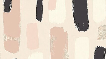 Sticker - Abstract brushstrokes in muted pastel colors