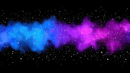 Wall Mural - Colorful nebulae in the cosmos, space background art, graphic design element