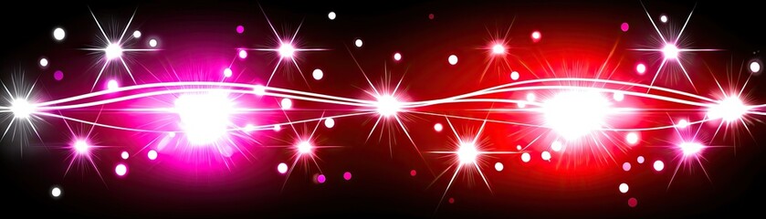 Wall Mural - abstract cosmic wave background with red and pink colors for graphic design
