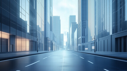 Wall Mural - night city street