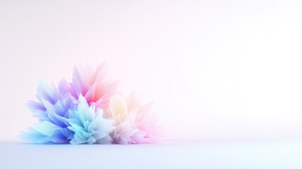 Wall Mural - pastel abstract floral arrangement