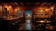 © Aida - A bar with a table and chairs