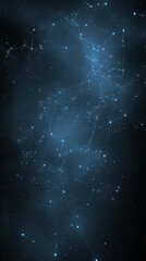 Sticker - connected nodes create a digital network in the dark for communication technology background