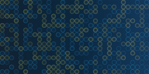 Wall Mural - dark abstract partially faded spotted pattern, circular gradient shapes, spots with randomly changin