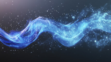 abstract blue background with stars