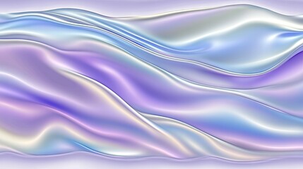 Sticker - abstract iridescent flowing fabric