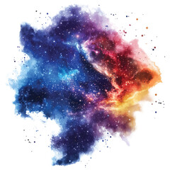 Wall Mural - A colorful and artistic depiction of a stellar cosmos