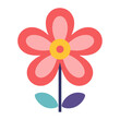 © Rawpixel.com - Flower logo icon art illustration simple vector