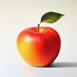 © YauheniB - Imagen de una manzana roja brillante