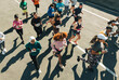 © Jacob Lund - Diverse group of runners in a vibrant outdoor race