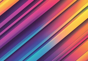 Wall Mural - The gradient lines add a modern touch to any visual project.