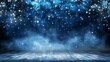 © roxarion - Enigmatic Blue Stage with Sparkling Lights and Smoky Atmosphere Design