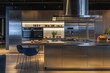 © Audia - Modern stainless steel kitchen
