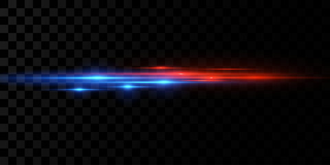 Wall Mural - motion light effect for banners. blue lines. the effect of speed on a blue background. lines of ligh