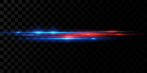 Wall Mural - motion light effect for banners. blue lines. the effect of speed on a blue background. lines of ligh