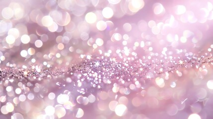 Wall Mural - a sparkling, abstract background with a soft pink hue.