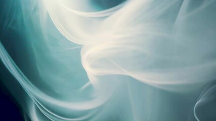 Wall Mural - Abstract smoky background with ethereal, flowing waves.
